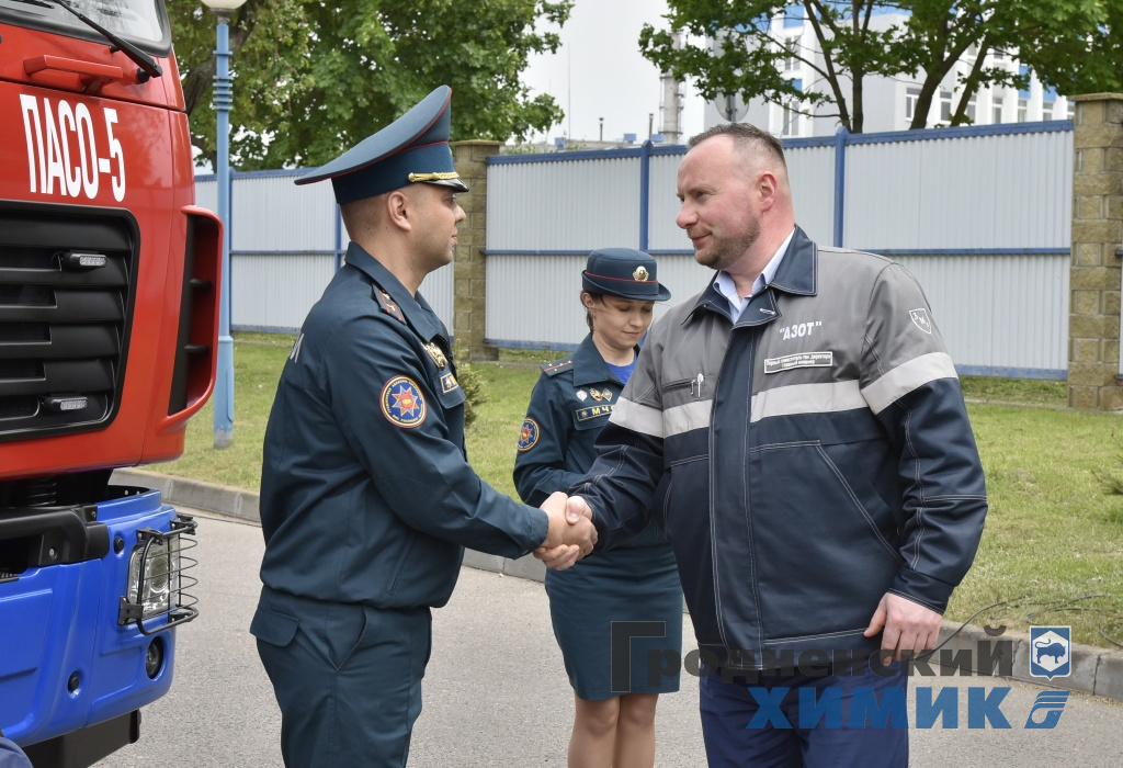 ОАО «Гродно Азот» пополнило новой техникой автопарк ПАСО-5